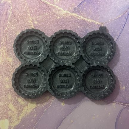 Moule 6 cavités tartes Bonne fête maman