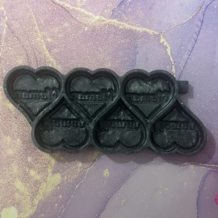 Moule 6 cœurs Maman