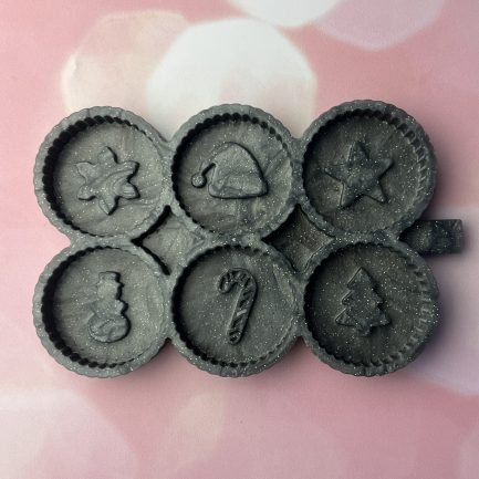 Moule 6 cavités biscuit Noël