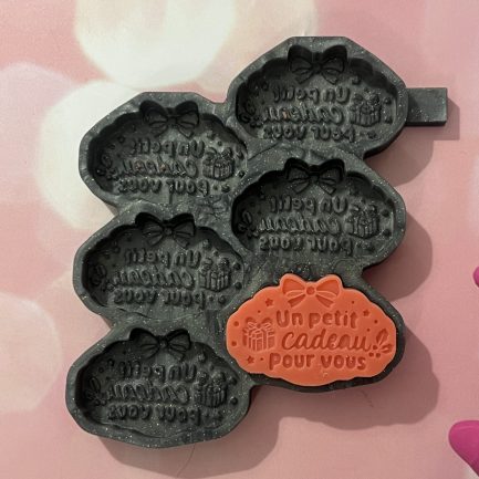Moule 6 cavités Un petit cadeau pour vous